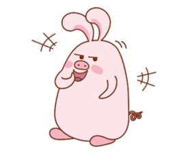 GiGi, The Pig-Rabbit sticker #2586472