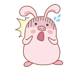 GiGi, The Pig-Rabbit sticker #2586474