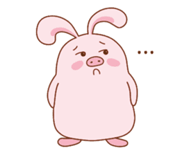 GiGi, The Pig-Rabbit sticker #2586476