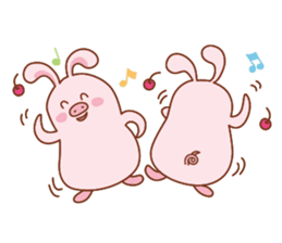 GiGi, The Pig-Rabbit sticker #2586478