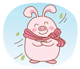 GiGi, The Pig-Rabbit sticker #2586482