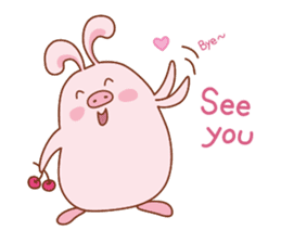 GiGi, The Pig-Rabbit sticker #2586486