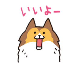 Love Love Sheltie sticker #2586859