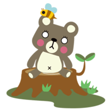 Little bear POM POM POKO sticker #2586950