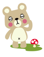 Little bear POM POM POKO sticker #2586954