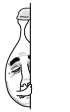 Waterdrop of a faucet sticker #2587015