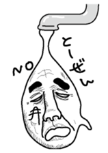 Waterdrop of a faucet sticker #2587018