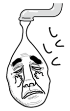 Waterdrop of a faucet sticker #2587020