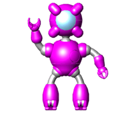 Space observer (3DCG Sticker) sticker #2587049