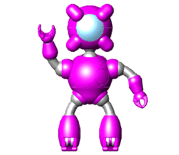 Space observer (3DCG Sticker) sticker #2587049