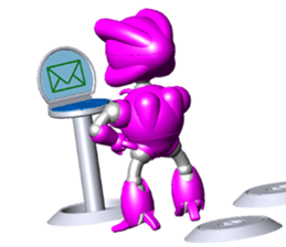 Space observer (3DCG Sticker) sticker #2587050