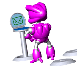 Space observer (3DCG Sticker) sticker #2587050