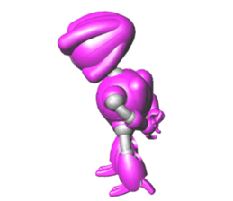 Space observer (3DCG Sticker) sticker #2587051