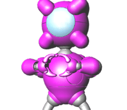 Space observer (3DCG Sticker) sticker #2587052