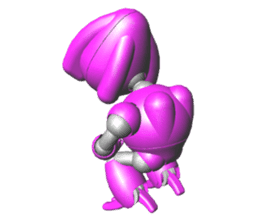 Space observer (3DCG Sticker) sticker #2587054