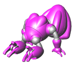 Space observer (3DCG Sticker) sticker #2587055