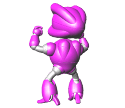 Space observer (3DCG Sticker) sticker #2587062