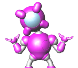 Space observer (3DCG Sticker) sticker #2587064