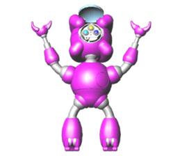 Space observer (3DCG Sticker) sticker #2587065