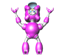 Space observer (3DCG Sticker) sticker #2587065