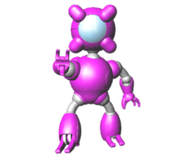 Space observer (3DCG Sticker) sticker #2587066