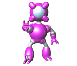 Space observer (3DCG Sticker) sticker #2587066