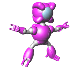 Space observer (3DCG Sticker) sticker #2587068