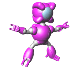 Space observer (3DCG Sticker) sticker #2587068