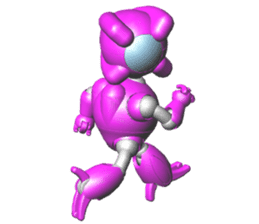 Space observer (3DCG Sticker) sticker #2587069