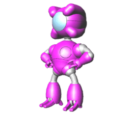 Space observer (3DCG Sticker) sticker #2587071