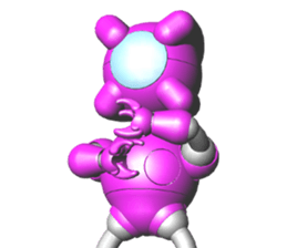 Space observer (3DCG Sticker) sticker #2587072