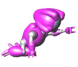 Space observer (3DCG Sticker) sticker #2587075