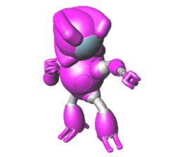 Space observer (3DCG Sticker) sticker #2587076