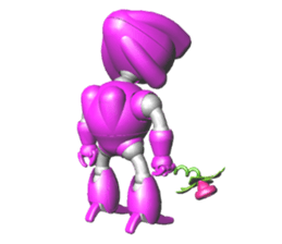 Space observer (3DCG Sticker) sticker #2587080