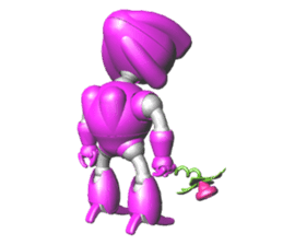 Space observer (3DCG Sticker) sticker #2587080