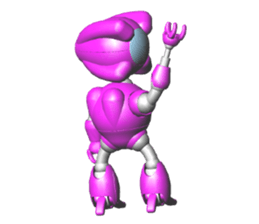 Space observer (3DCG Sticker) sticker #2587081