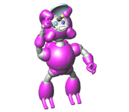 Space observer (3DCG Sticker) sticker #2587084