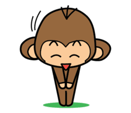 Funny monkey 2 sticker #2587459
