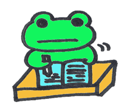 frog place KEROMICHI-AN Study Pass sticker #2588007