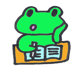 frog place KEROMICHI-AN Study Pass sticker #2588011