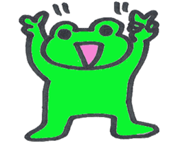 frog place KEROMICHI-AN Study Pass sticker #2588012