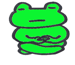 frog place KEROMICHI-AN  Study Pass sticker #2588015