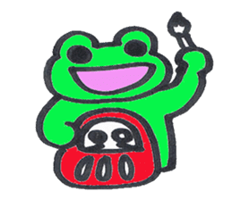 frog place KEROMICHI-AN Study Pass sticker #2588017