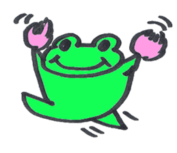 frog place KEROMICHI-AN Study Pass sticker #2588019