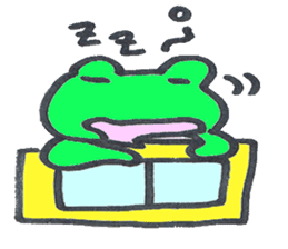 frog place KEROMICHI-AN Study Pass sticker #2588023