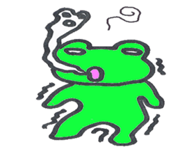 frog place KEROMICHI-AN Study Pass sticker #2588026