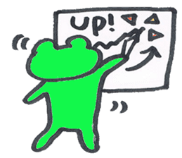 frog place KEROMICHI-AN Study Pass sticker #2588028