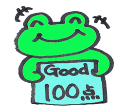 frog place KEROMICHI-AN Study Pass sticker #2588029