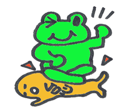 frog place KEROMICHI-AN Study Pass sticker #2588035
