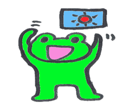 frog place KEROMICHI-AN Study Pass sticker #2588046